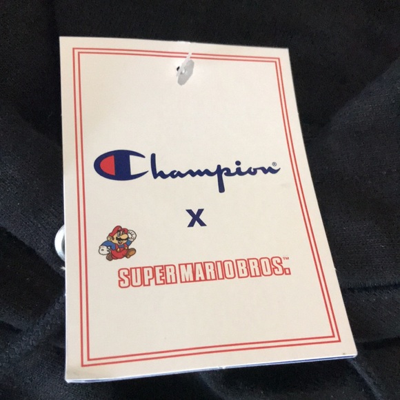 Champion x Super Mario Bros Reverse Weave Hoodie size L - Picture 6 of 9